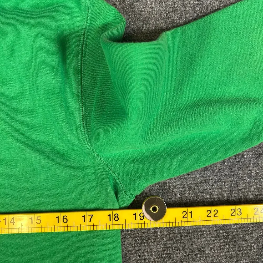 Justice Smiley Face‎ Hoodie Kids Size 18 Green